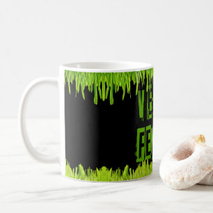 Taza De Café La atención vegana feminista de SlipperyJoe llama