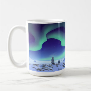 Taza De Café La Aurora Borealis: Luces Bailarinas Del Norte