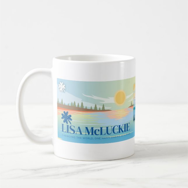 Taza De Café La autora Lisa McLuckie Coffee Mug (Izquierda)