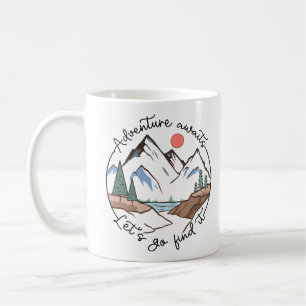 Taza De Café La aventura espera vamos a buscarla
