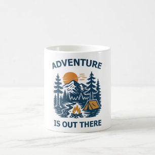 Taza De Café La aventura está ahí fuera