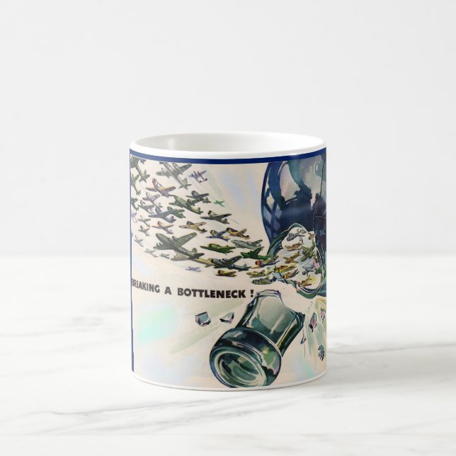 Taza De Café La aviación militar de la Segunda Guerra Mundial r (Centro)
