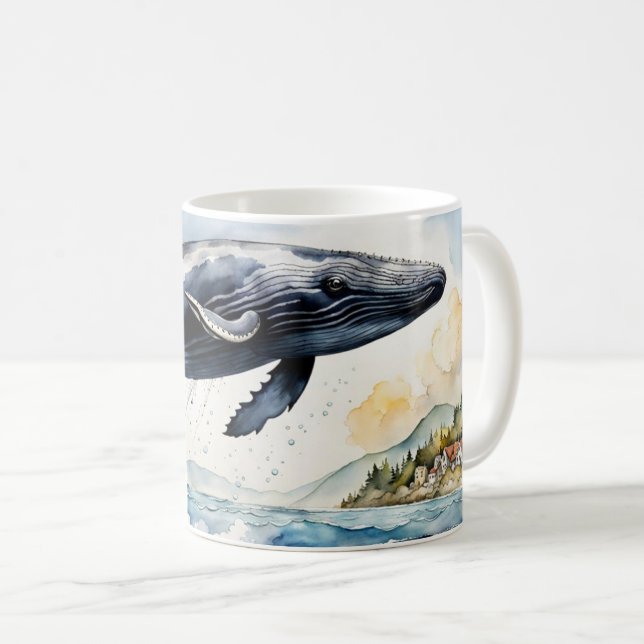Taza De Café La ballena jorobada (Anverso derecho)