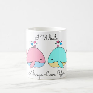 Taza De Café La ballena siempre te ama Kawaii