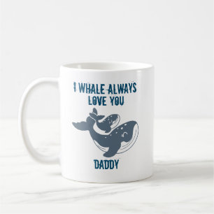 Taza De Café La ballena siempre te ama Personalizable