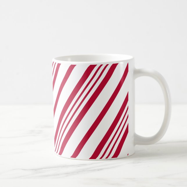 Taza De Café La banda de Navidades Candy Cane (Derecha)