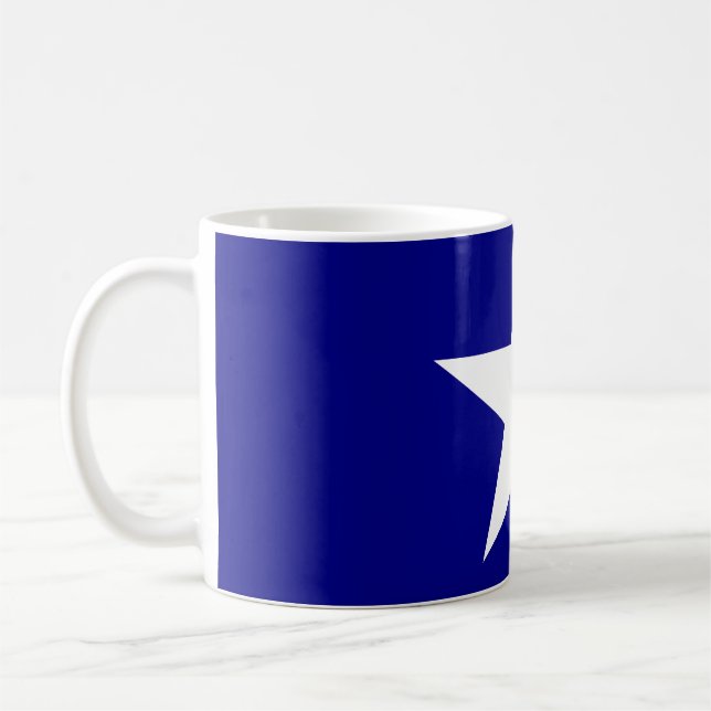 Taza De Café La Bandera Azul Bonnie (Izquierda)