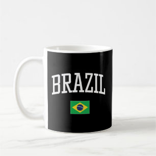Taza De Café La Bandera De Brasil Ama A Tu País