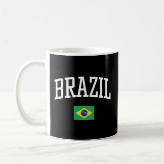 Taza De Café La Bandera De Brasil Ama A Tu País