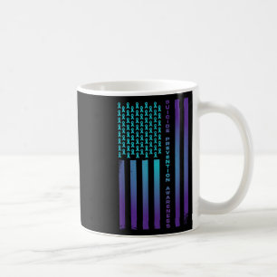 Taza De Café La bandera estadounidense patriótica amenaza de pr