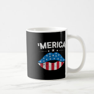 Taza De Café La Bandera Patriótica Estadounidense Levanta 4 De