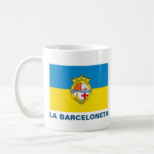 Taza De Café La Barceloneta (bandera, barrio de Barcelona)