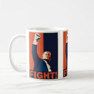 Taza De Café La batalla de la moneda de Trump contra el meme: L