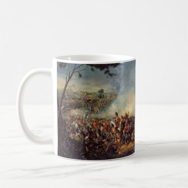 Taza De Café La batalla de Waterloo (Izquierda)