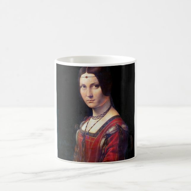 Taza De Café La Belle Ferronniere, Leonardo da Vinci (Centro)