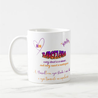 Taza De Café La belleza de Barcelona - Un lienzo de calles y at
