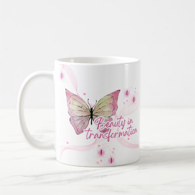 Taza De Café La belleza de la transformación (Izquierda)