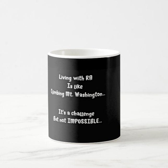 Taza De Café La belleza del desafío (Centro)