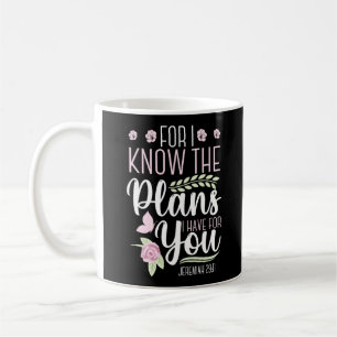 Taza De Café La Biblia Cristiana Verse Jeremiah 29:11