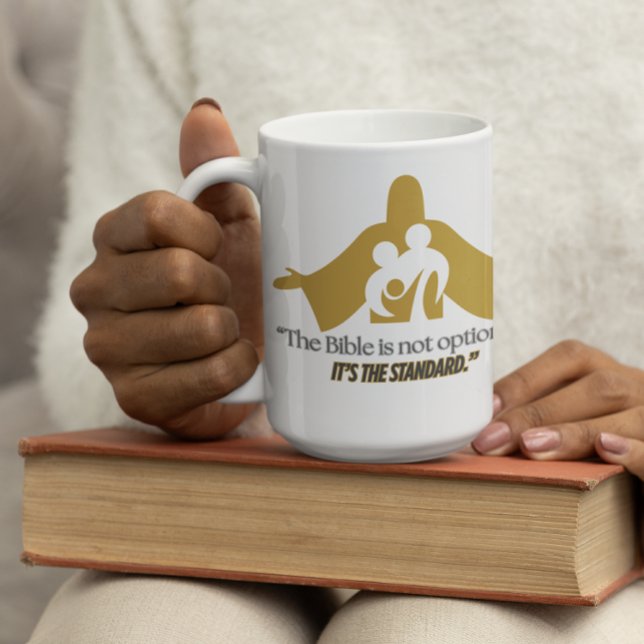 Taza De Café La Biblia no es una fe optativa cristiana (Subido por el creador)