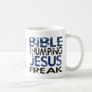 Taza De Café La Biblia Tumping a Jesús Freak
