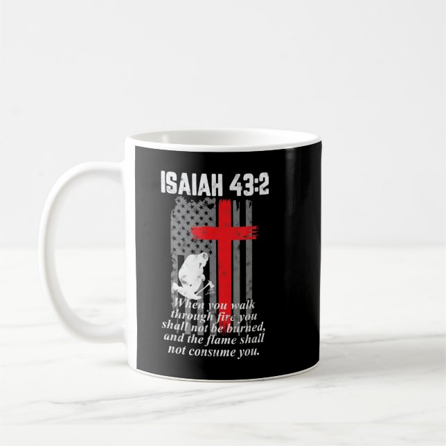 Taza De Café La bíblica cruzada contra los bomberos de la línea (Izquierda)