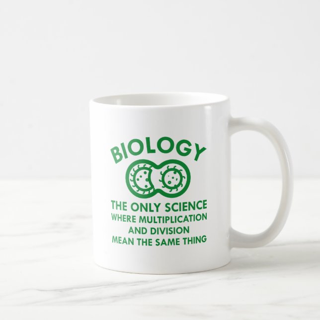 Taza De Café La Biología Está En Mis Genes (Derecha)