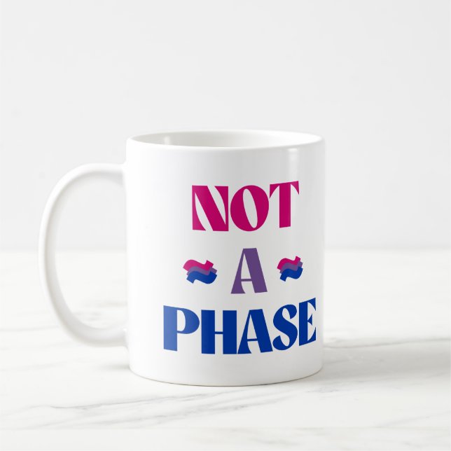 Taza De Café La bisexualidad no es una fase (Izquierda)