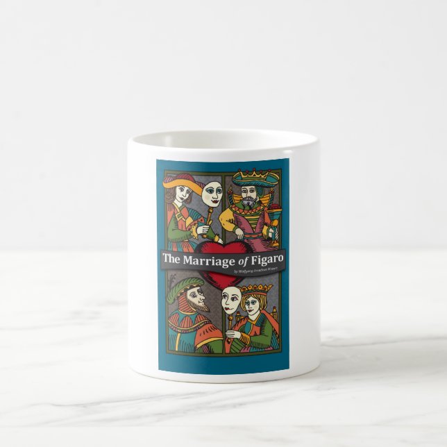 Taza De Café La boda de Figaro, ópera (Centro)