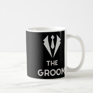 Taza De Café La Boda de Suministros de Soltero de Cuclillas del