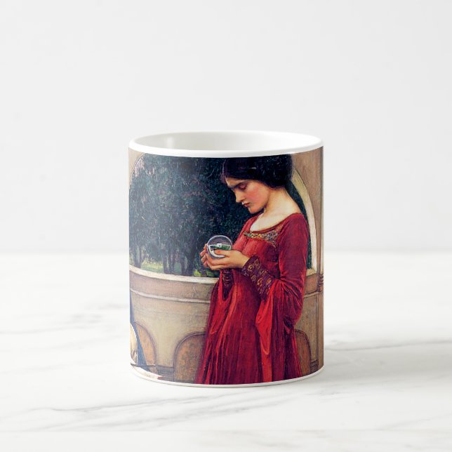 Taza De Café La bola de cristal, John William Waterhouse (Centro)