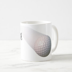Taza De Café La Bola de Golf Voladora del Hoyo 19