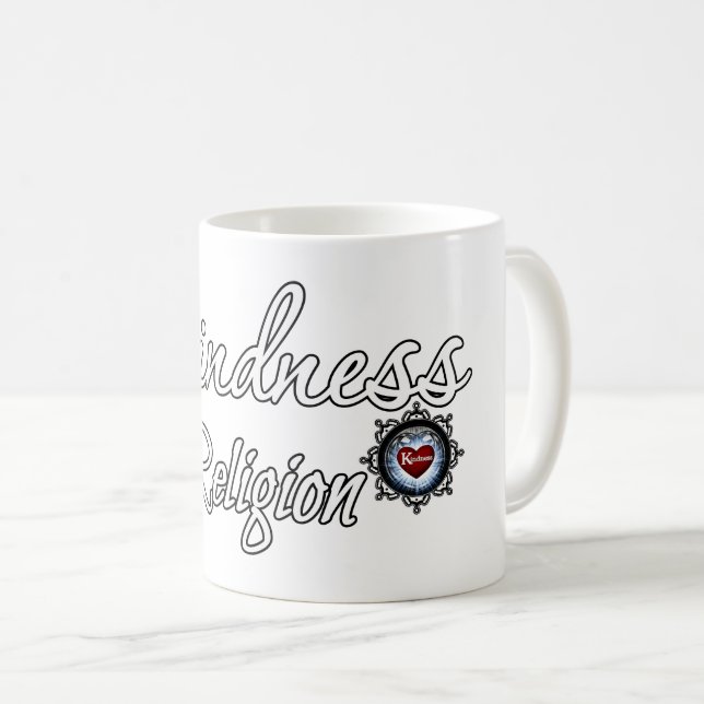 Taza De Café La bondad es mi religión (Anverso derecho)