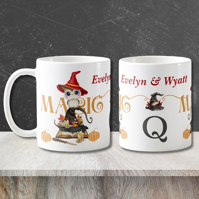 Taza De Café La bruja mágica cae tema personalizado (Subido por el creador)