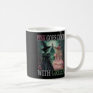 Taza De Café La Bruja Rosa Se Va Bien Con La Bruja Verde De Hal