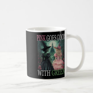 Taza De Café La Bruja Rosa Se Va Bien Con La Bruja Verde De Hal