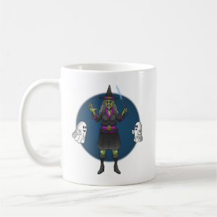 Taza De Café La Bruja Verde y los Fantasmas