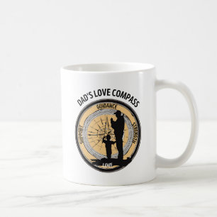 Taza De Café La brújula de amor de papá