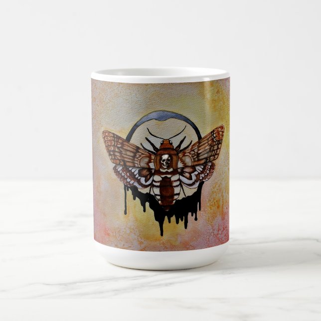 Taza De Café La cabeza de la muerte, Hawk Moth (Centro)