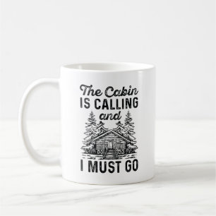 Taza De Café La Cabina Está Llamando Y Debo Ir