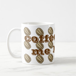 Taza De Café La café me hace feliz en toda la impresión