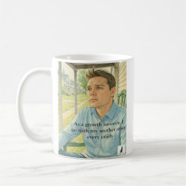 Taza De Café ¿La caída del stock de crecimiento? ¡Bienvenido de