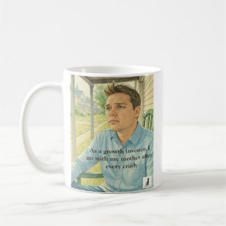 Taza De Café ¿La caída del stock de crecimiento? ¡Bienvenido de