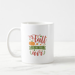 Taza De Café La Caída Está En El Aire