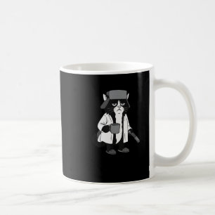 Taza De Café La caja de arena está llena Gato divertido cita de