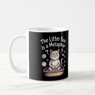 Taza De Café La caja de basura es una metáfora
