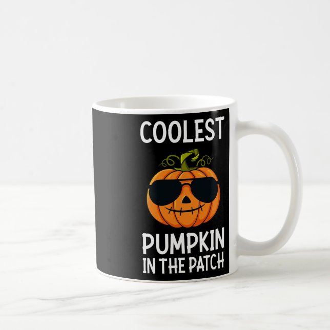 Taza De Café La Calabaza Más Fría De Halloween En Los Chicas De (Derecha)