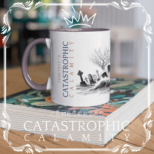 Taza De Café La calamidad catastrófica del cementerio