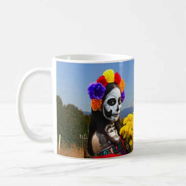 Taza De Café La Calavera Catrina (Izquierda)