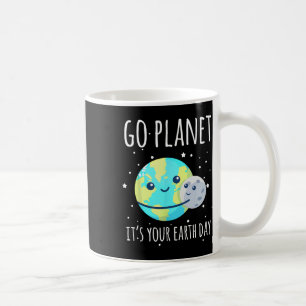 Taza De Café La camiseta del Día de la Tierra se va al planeta